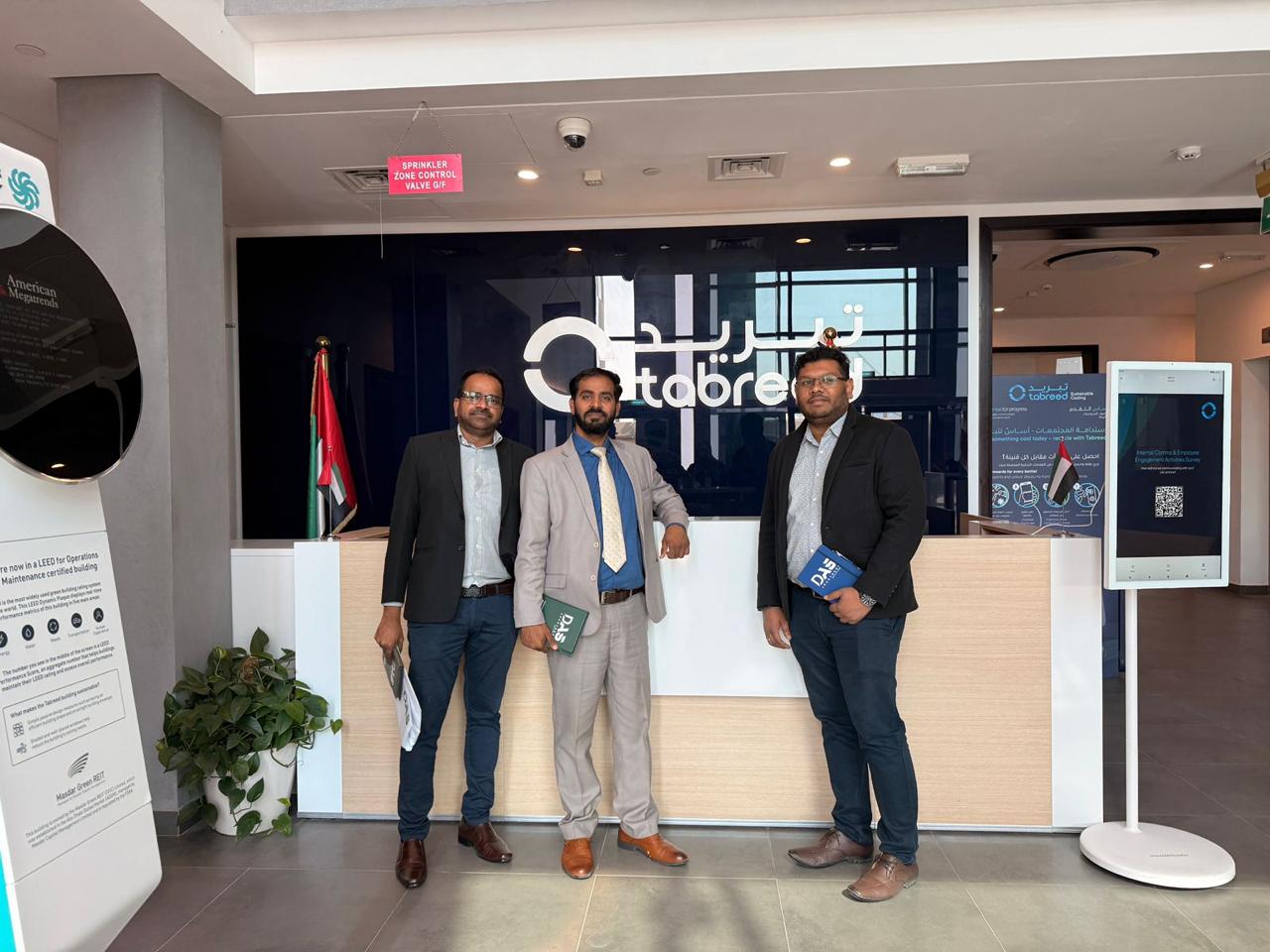 Collaboration with Tabreed for District Cooling Plant Projects