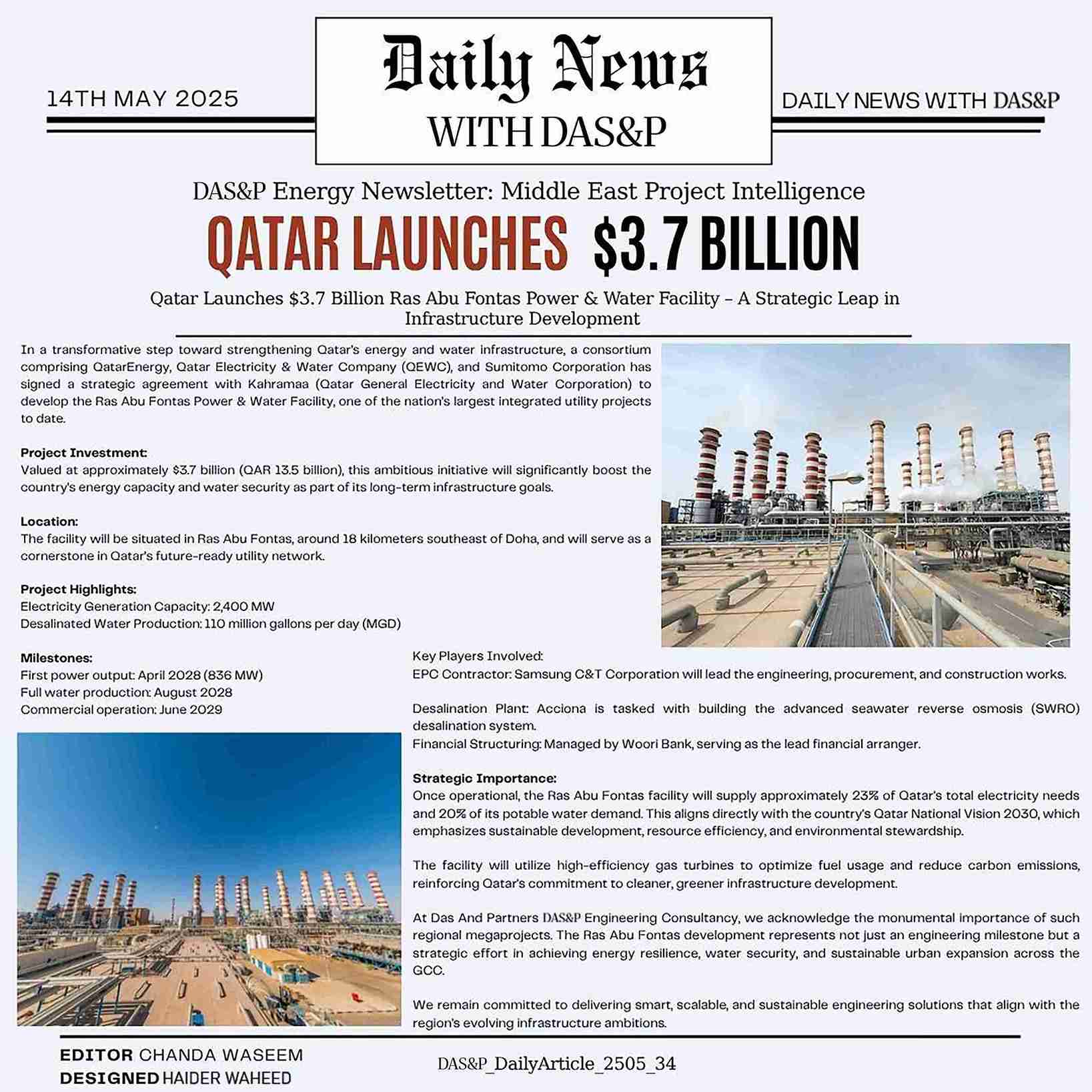 Daily News with DAS&P - 14th May 2025