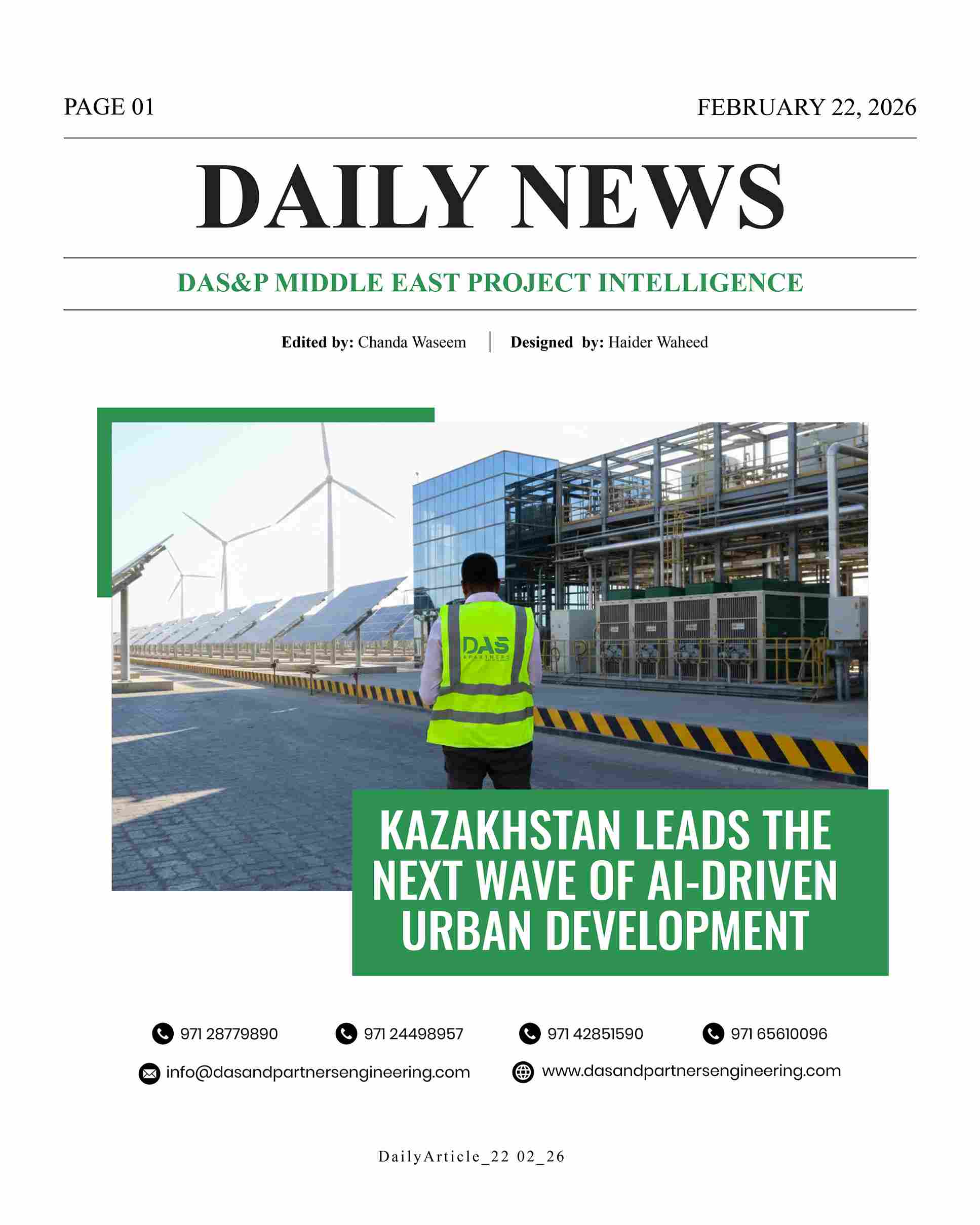 Daily News with DAS&P - 22th Feb 2026